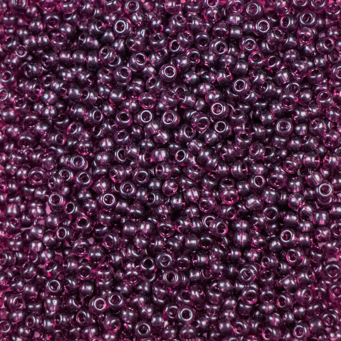 10/0 Preciosa Seed Beads - Transparent Amethyst