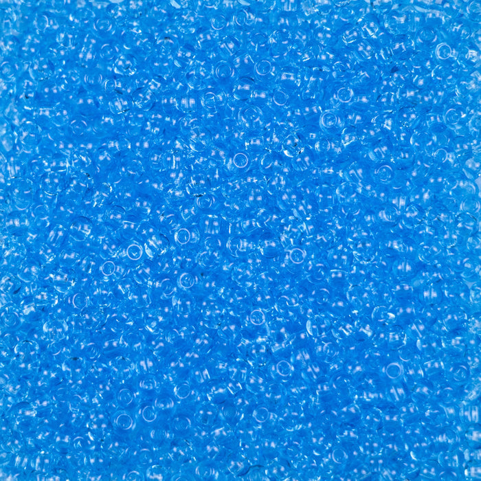 10/0 Preciosa Seed Beads - Transparent Aqua
