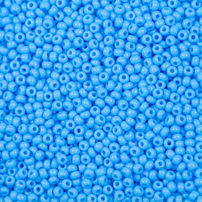 10/0 Preciosa Seed Beads- Opaque Turquoise
