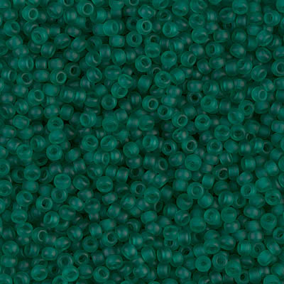 11/0 Miyuki SEED Bead - Matte Transparent Emerald