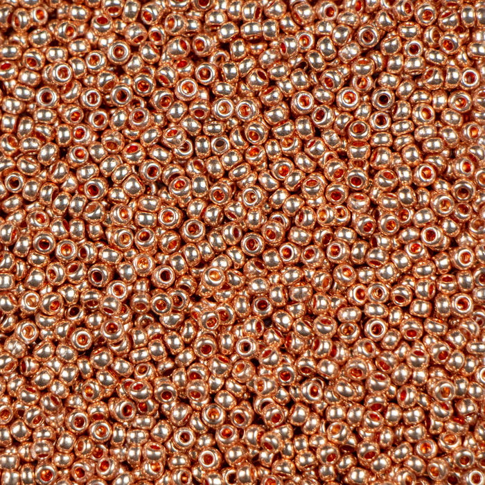 11/0 Preciosa Seed Beads - Metallic Gold
