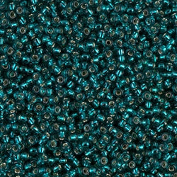 11/0 Miyuki SEED Bead - Silverlined Dark Teal