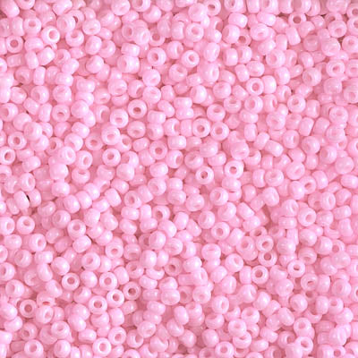 11/0 Miyuki SEED Bead Pack - Opaque Cotton Candy Pink