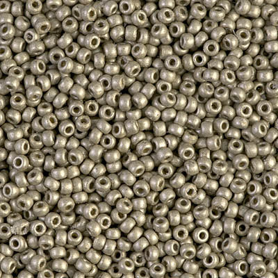 11/0 Miyuki SEED Bead Pack - Duracoat Galvanized Matte Light Pewter