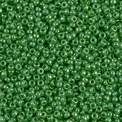 11/0 Miyuki SEED Bead Pack - Opaque Green AB