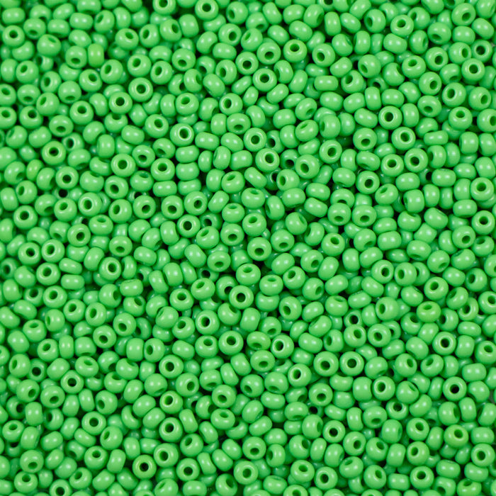 11/0 Preciosa Seed Beads - Opaque Peridot