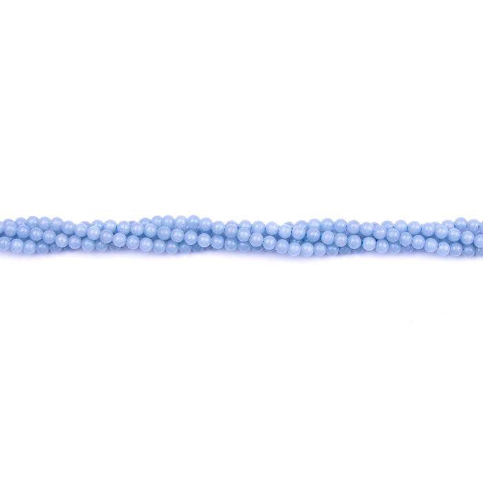 4mm Round Angelite - 16 inch Strand