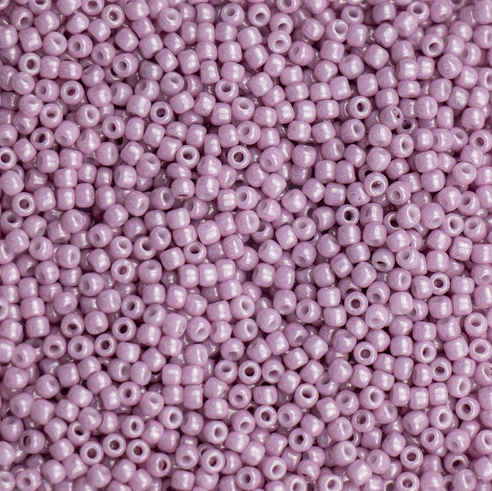 11/0 TOHO Seed Bead - Opaque-Lustered Pale Mauve