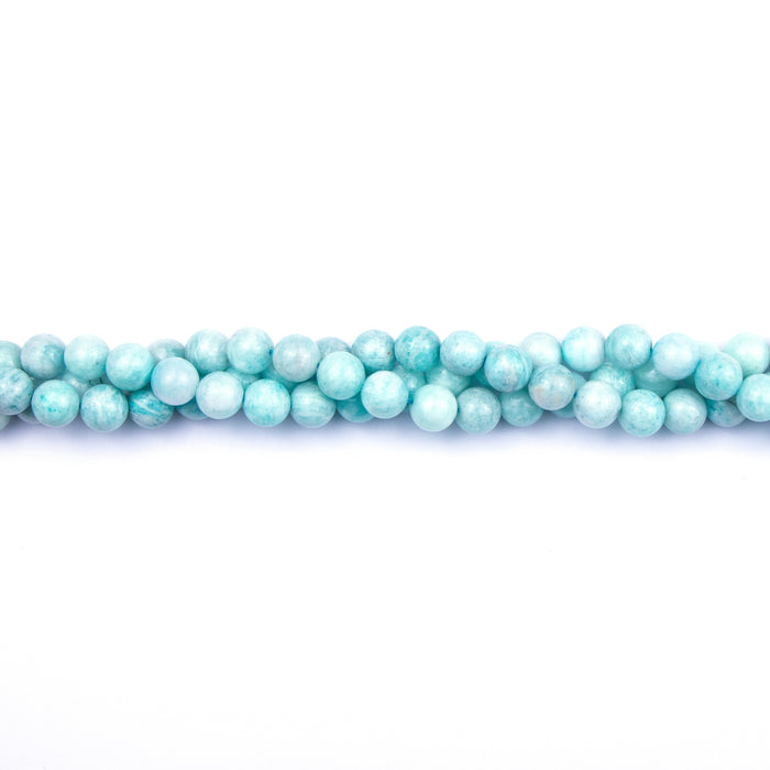 8mm Round Amazonite - 8 inch Strand