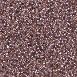 15/0 Miyuki SEED Bead - Silverlined Smoky Amethyst