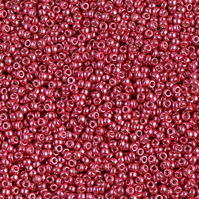 15/0 Miyuki SEED Bead - Duracoat Galvanized Light Cranberry