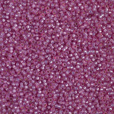 11/0 Miyuki SEED Bead - Duracoat Silverlined Dyed Lilac