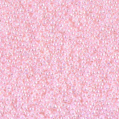 15/0 Miyuki SEED Bead - Baby Pink Ceylon