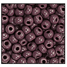6/0 Preciosa Seed Beads - Opaque Amethyst