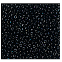 11/0 Preciosa Charlotte Beads - Opaque Black (10 grams)***