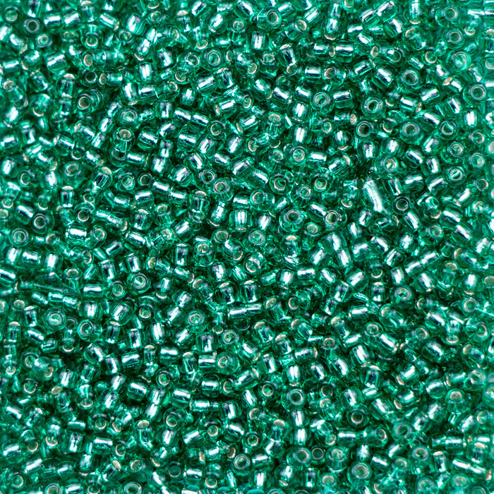 11/0 TOHO Seed Bead - Silver-Lined Dark Peridot