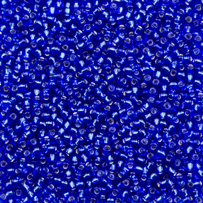 11/0 TOHO Seed Bead - Silver-Lined Cobalt