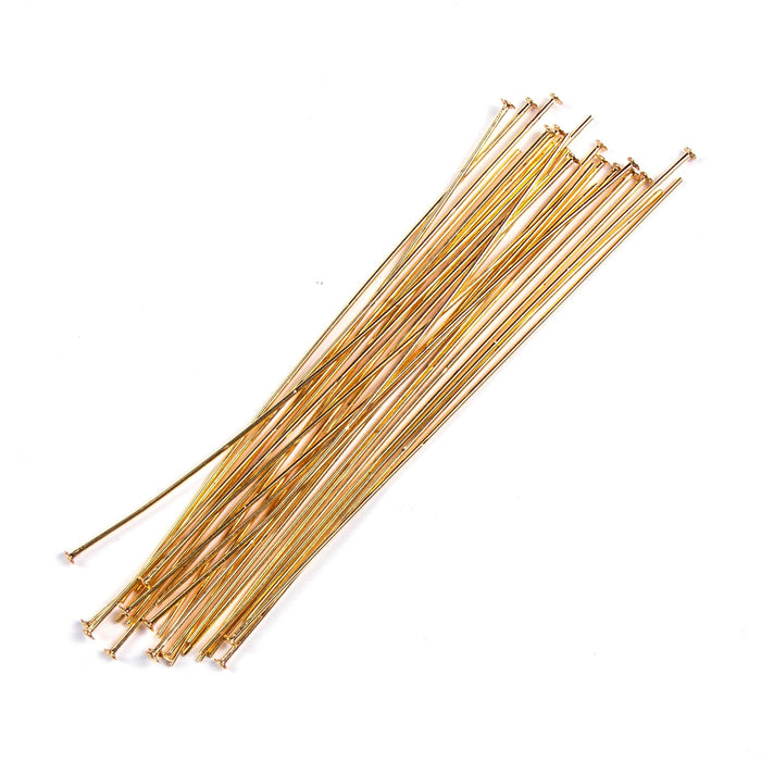 HEAD Pins - 3in. 21ga. (25pcs.) - Gold