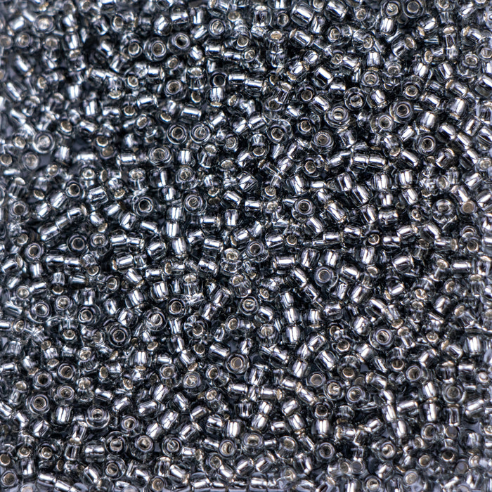 11/0 TOHO Seed Bead - Silver-Lined Grey