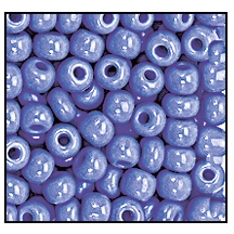 11/0 Preciosa Seed Beads - Opaque Light Blue***
