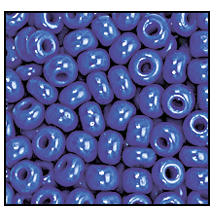 10/0 Preciosa Seed Beads- Opaque Blue***
