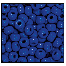 8/0 Preciosa Seed Beads - Opaque Dark Blue***