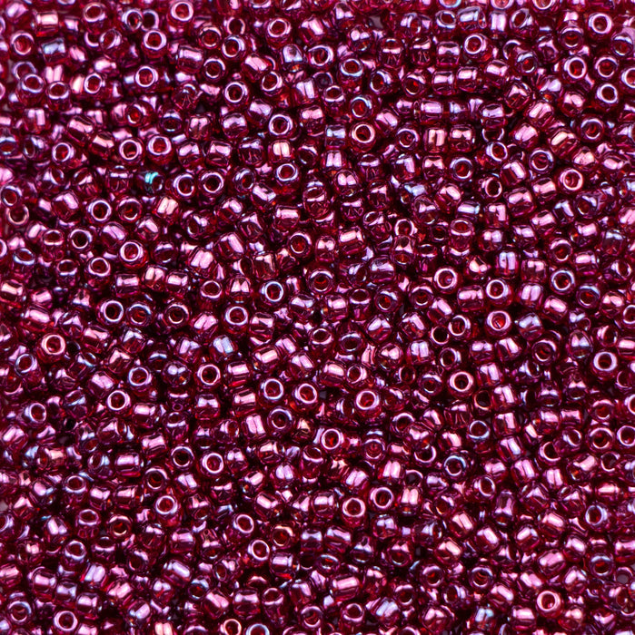 11/0 TOHO SEED - Gold-Lustered Raspberry