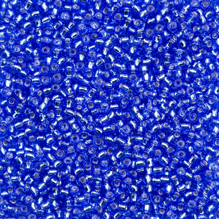 11/0 TOHO Seed Bead - Silver-Lined Sapphire