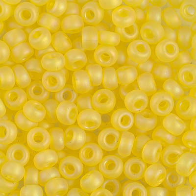 6/0 Miyuki SEED Bead - Matte Transparent Yellow AB