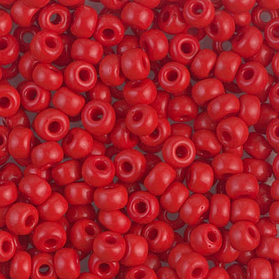 6/0 Miyuki SEED Bead - Opaque Red