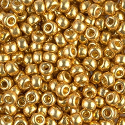 6/0 Miyuki SEED Bead - Duracoat Galvanized Gold