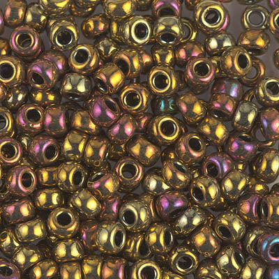 6/0 Miyuki SEED Bead - Metallic Gold Iris