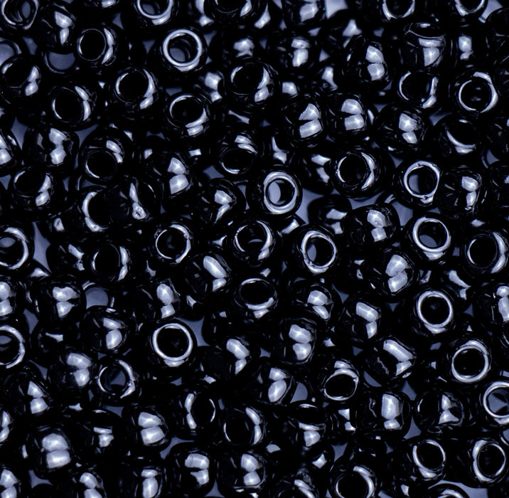 6/0 TOHO Seed Bead - Opaque Jet