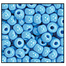 10/0 Preciosa Seed Beads- Opaque Turquoise