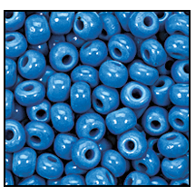 11/0 Preciosa Seed Beads - Opaque Blue Turquoise