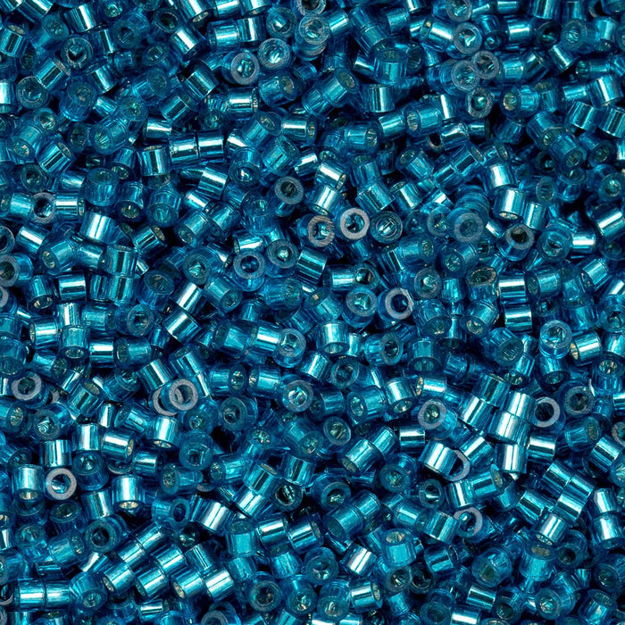 11/0 CYLIN Beads - Capri Blue Silver Lined***