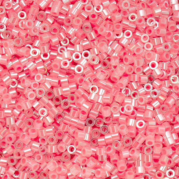 11/0 CYLIN Beads - Crystal Rose Lined Ceylon***
