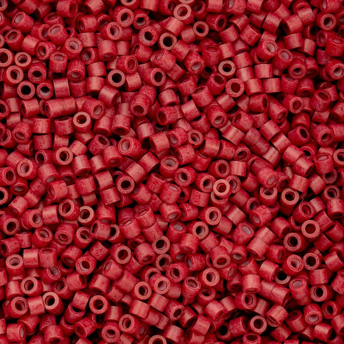 11/0 CYLIN Beads - Opaque Red Matte***