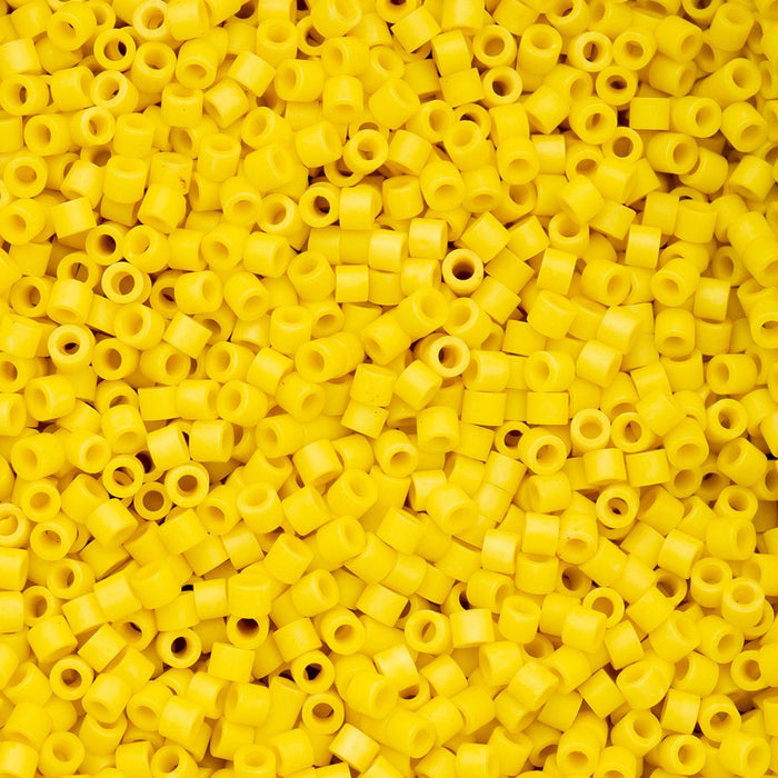 11/0 CYLIN Beads - Opaque Yellow Matte***