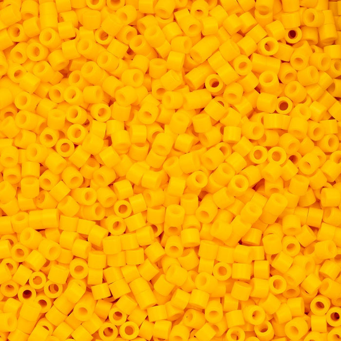 11/0 CYLIN Beads -Opaque Yellow Zest***