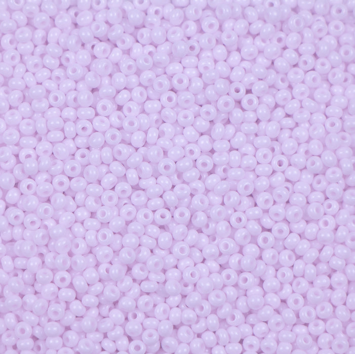 11/0 Preciosa Seed Beads - Opaque Blush Pink (Neodymium)