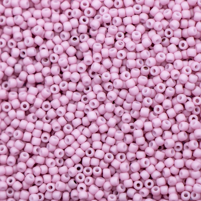 11/0 TOHO Seed Bead - Opaque-Pastel-Frosted Plumeria