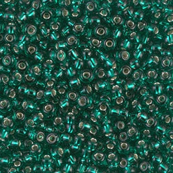 8/0 Miyuki SEED Bead - Silverlined Emerald