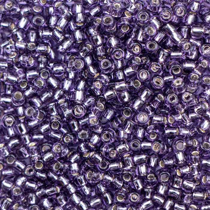 8/0 TOHO Seed Bead - Silver-Lined Tanzanite