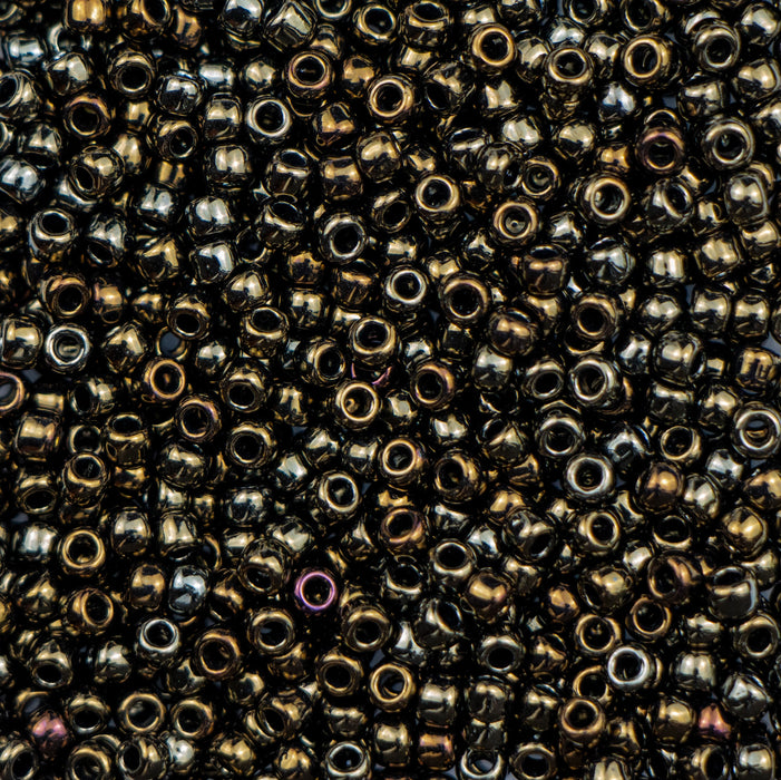 8/0 TOHO Seed Bead - Metallic Iris - Brown