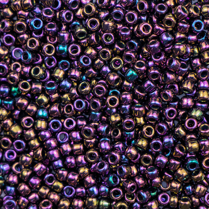 8/0 TOHO Seed Bead - Metallic Iris - Purple