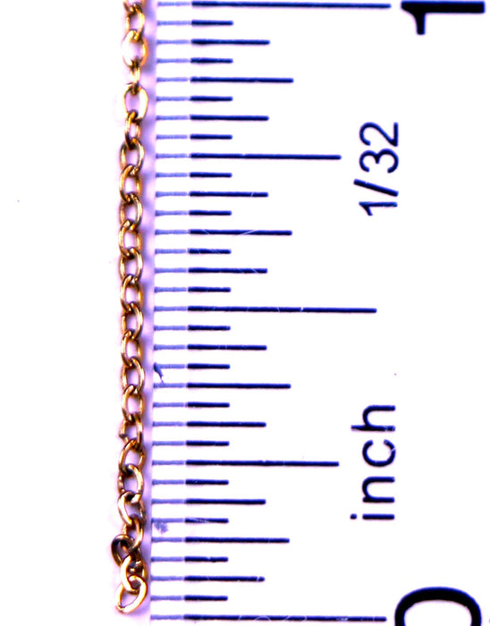 .7mm Tiny Cable Chain - Waterproof Gold***