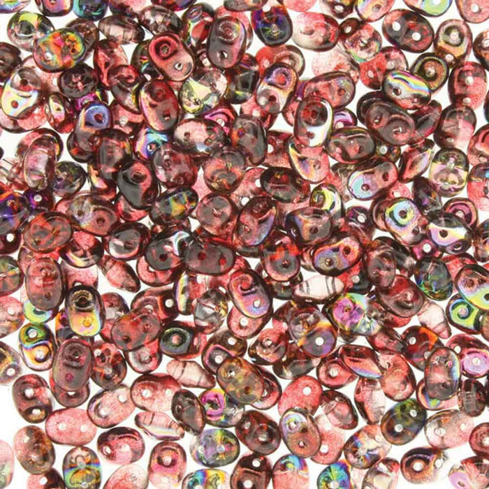 2.5mm x 5mm SUPERDUO Bead - Crystal Magic Red Brown