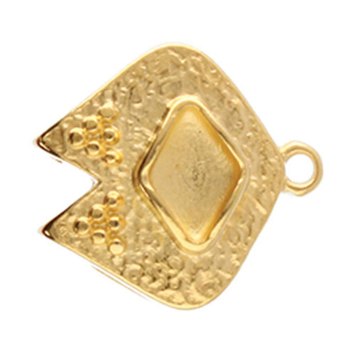 Kipos II - Gemduo Bead Ending - 24kt. Gold Plate***