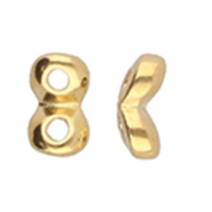 Kaparia - Superduo Side Bead - 24kt. Gold Plate***